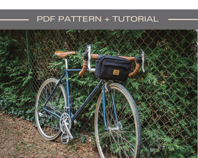 Bike Handlebar Bag Sewing Pattern & Tutorial (PDF) - Etsy
