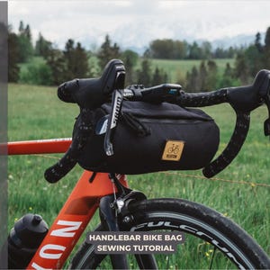 bike bag sewing pattern handlebar bag sewing pattern pdf tutorial bike handlebar bag diy sew pattern with tutorial PDF Pattern and Tutorial