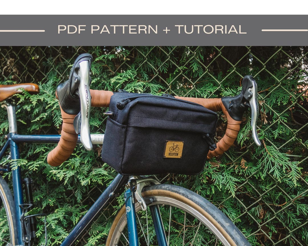 Bike Handlebar Bag Sewing Pattern & Tutorial (PDF) - Etsy