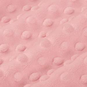 Blush Pink Minky Dot Meterware Meterware (Shannon Fabrics Cuddle Dimple Dot) Weiches Baby Decke Material