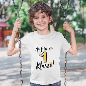 Off to 1st Grade Shirt | School Enrollment T-Shirt for Kids | Back to School Gift | Schoolchild 2025 | Daycare Farewell | Child Gift |
