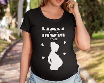Mom to Be Shirt – Pregnancy T-Shirt – Gift for Expectant Mom – Baby Belly Shirt – Unisex Maternity Shirt – Pregnancy Announcement