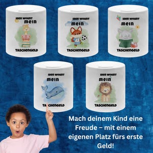 Child&#39;s money box | Child&#39;s money box gift | Child&#39;s gift idea | School enrollment | Birthday | Christmas | Child&#39;s piggy bank | Birth gift