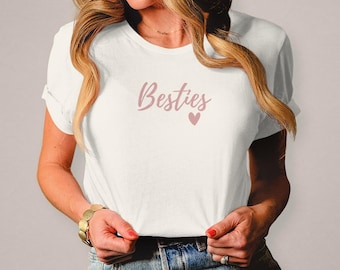 Besties Shirt Women | BFF Shirt Friends | Best Friend Gift | Retro Women's Shirt | BFF Gift Idea | Partner Look Friends