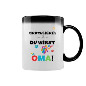 Tazza magica | Annuncio di gravidanza | Tazza a sorpresa | Idea divertente | Diventerai nonno, nonna | Idea regalo per la nonna | Tazza regalo | Bambino