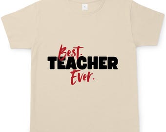 Teacher Gift T-Shirt | Unisex Shirt for Teachers | School Farewell Gift | End-of-Year Thank You Gift | Retirement Teacher Gift |