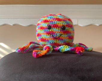 Peluche de pulpo de crochet