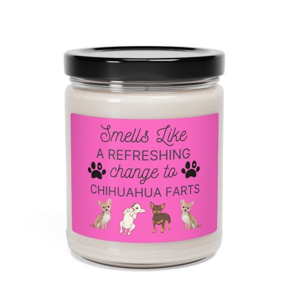 Chihuahua Farts Candle Etsy