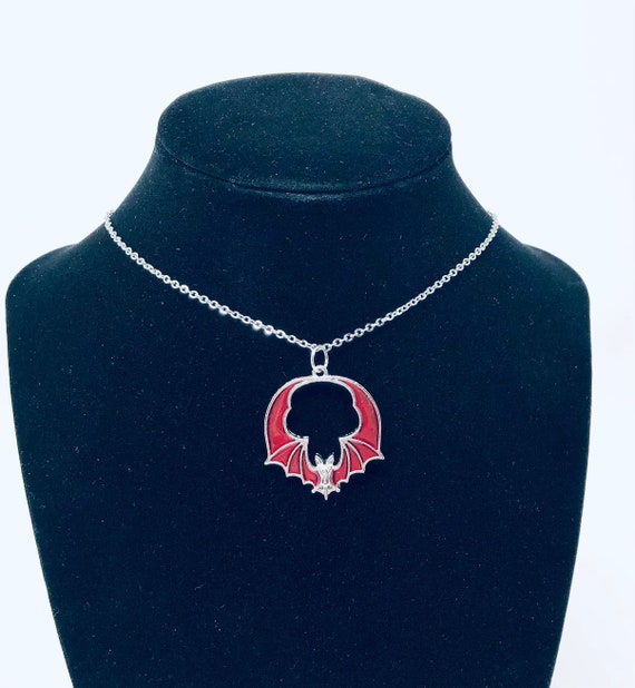 Red bat necklace outlet