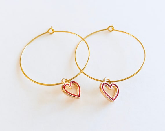 Details more than 255 cute gold hoop earrings super hot