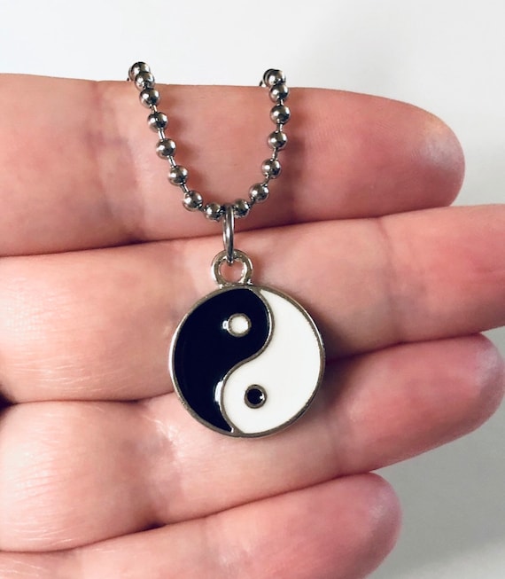 Yin and yang necklace discount