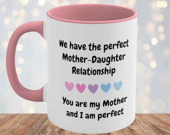 Funny Mother Daughter Coffee Mug, Gift From Daughter To Mom, Funny Mom Mug, Mothers Day Gift, Funny Mother Daughter Mug