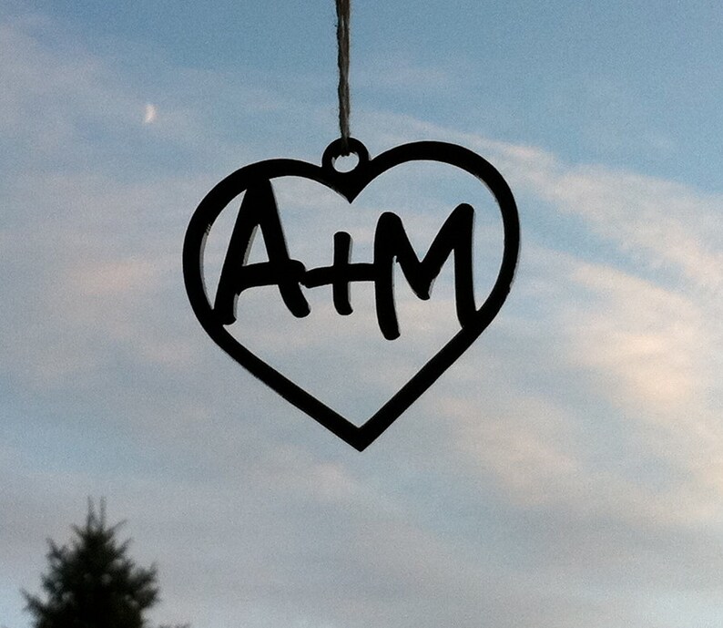PERSONALIZED ORNAMENT Gifts Under 10 Dollars Black Acrylic  Etsy