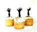 MADE In USA, Zombie Apocalypse Cupcake Toppers Set of 3 Halloween Cupcake Topper Zombie Cupcakes Zombies Cake Toppers Zombie Party 