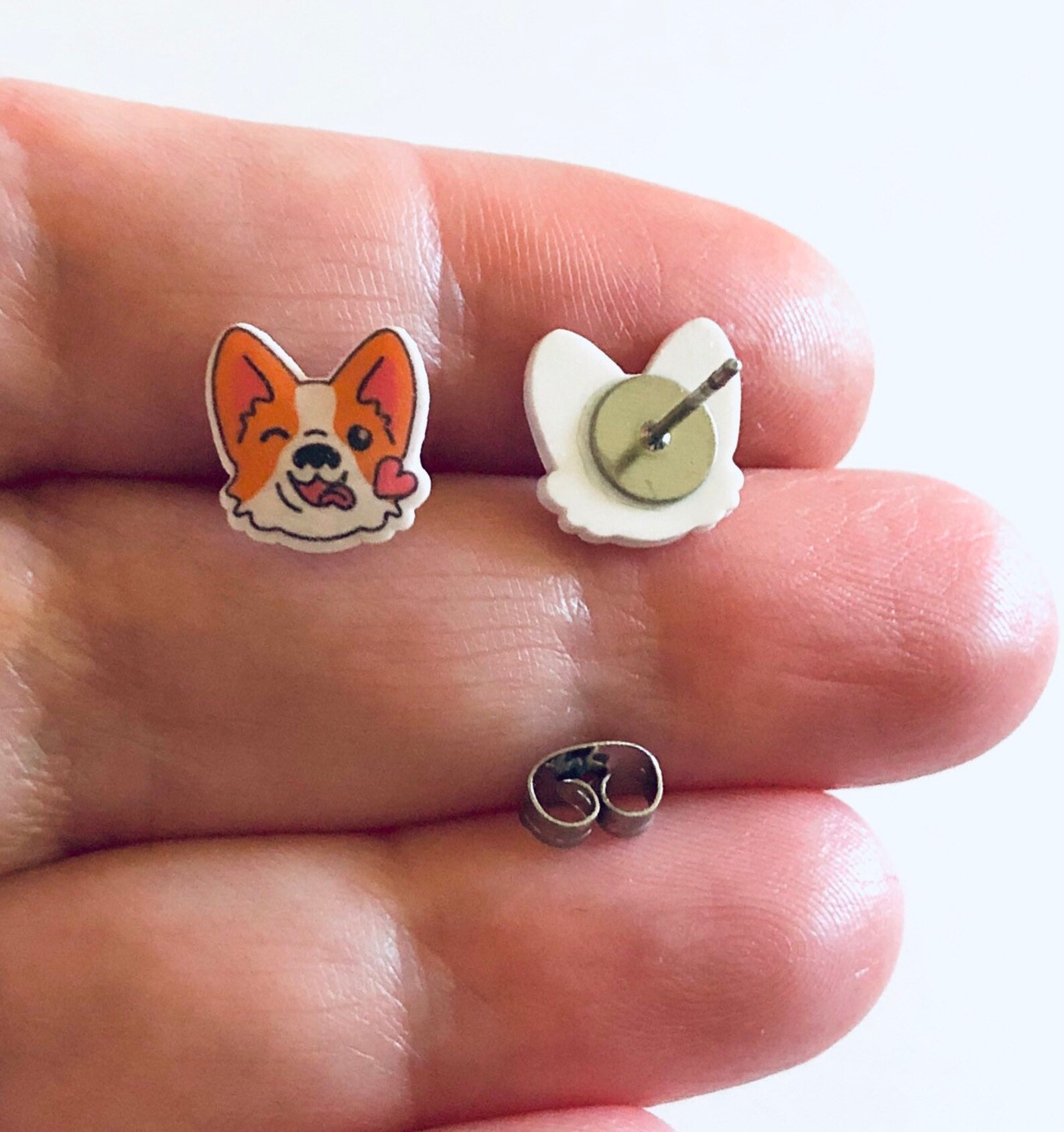 Stud Earrings Cutest Dog Earrings Studs Etsy