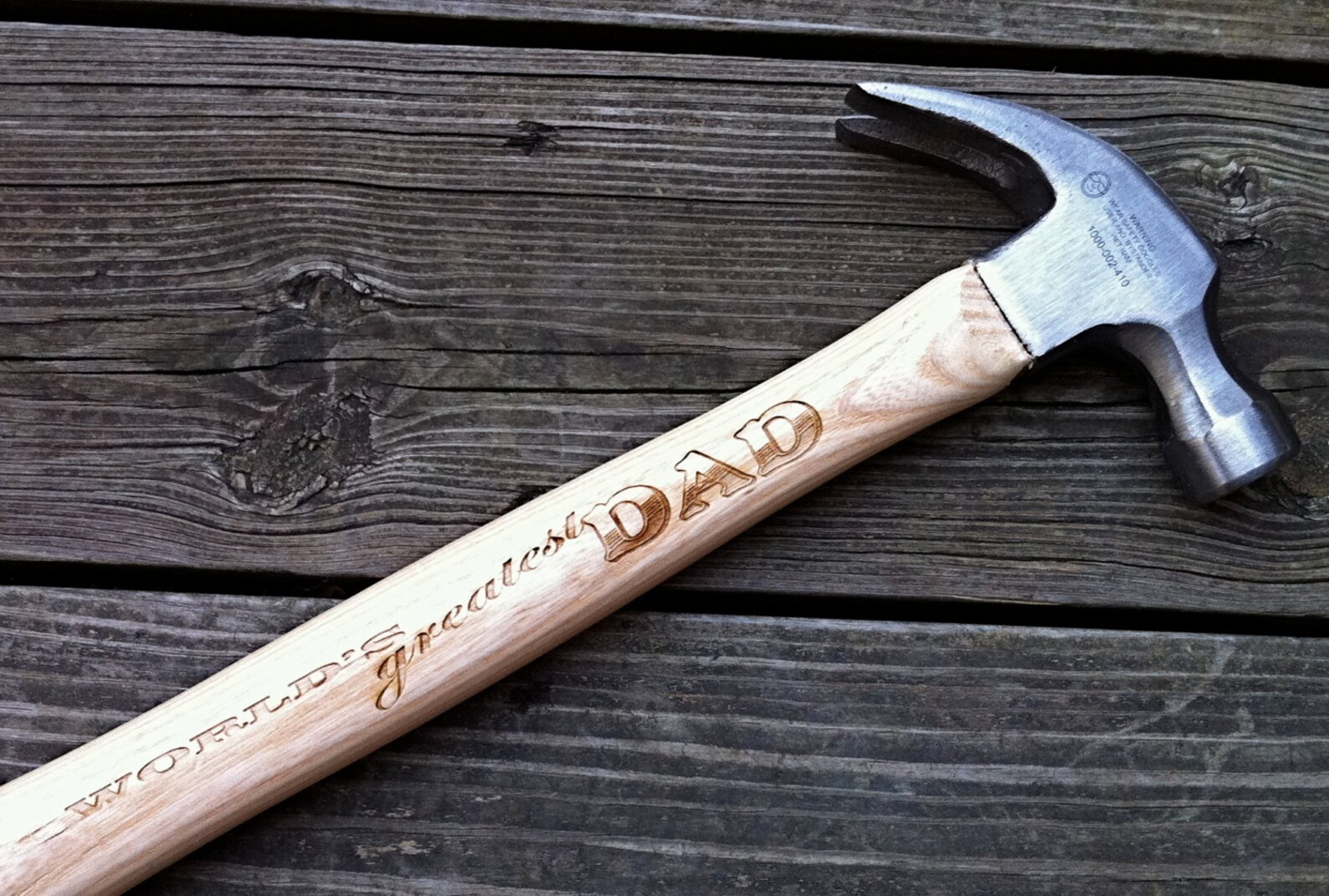 Personalized Engraved Hammer Worlds Greatest Dad or Uncle Etsy