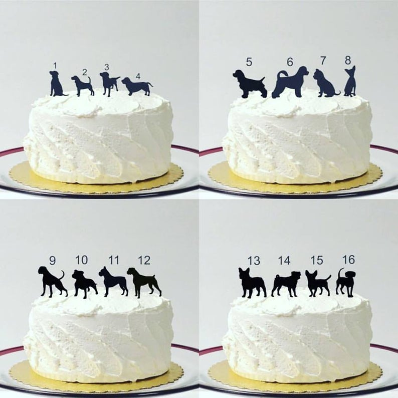 MADE In USA, Pirate Wedding Cake Topper with Dog, Fun Pirates Wedding Cake Topper, Silhouette Pirate Wedding Cake Topper Pirates Party image 2