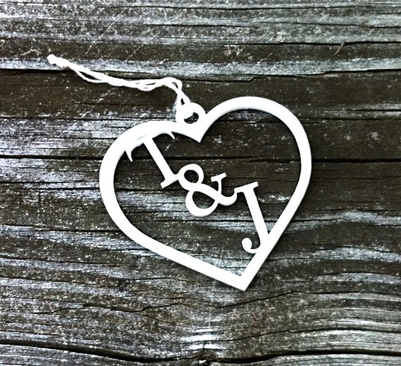 personalized heart ornament gifts