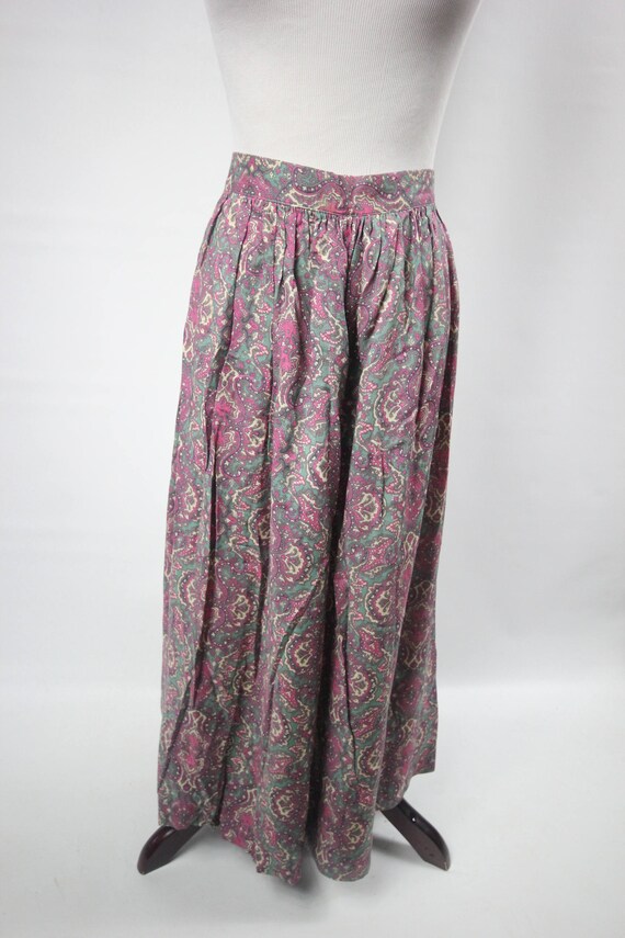 Paisley Vintage Maxi Skirt