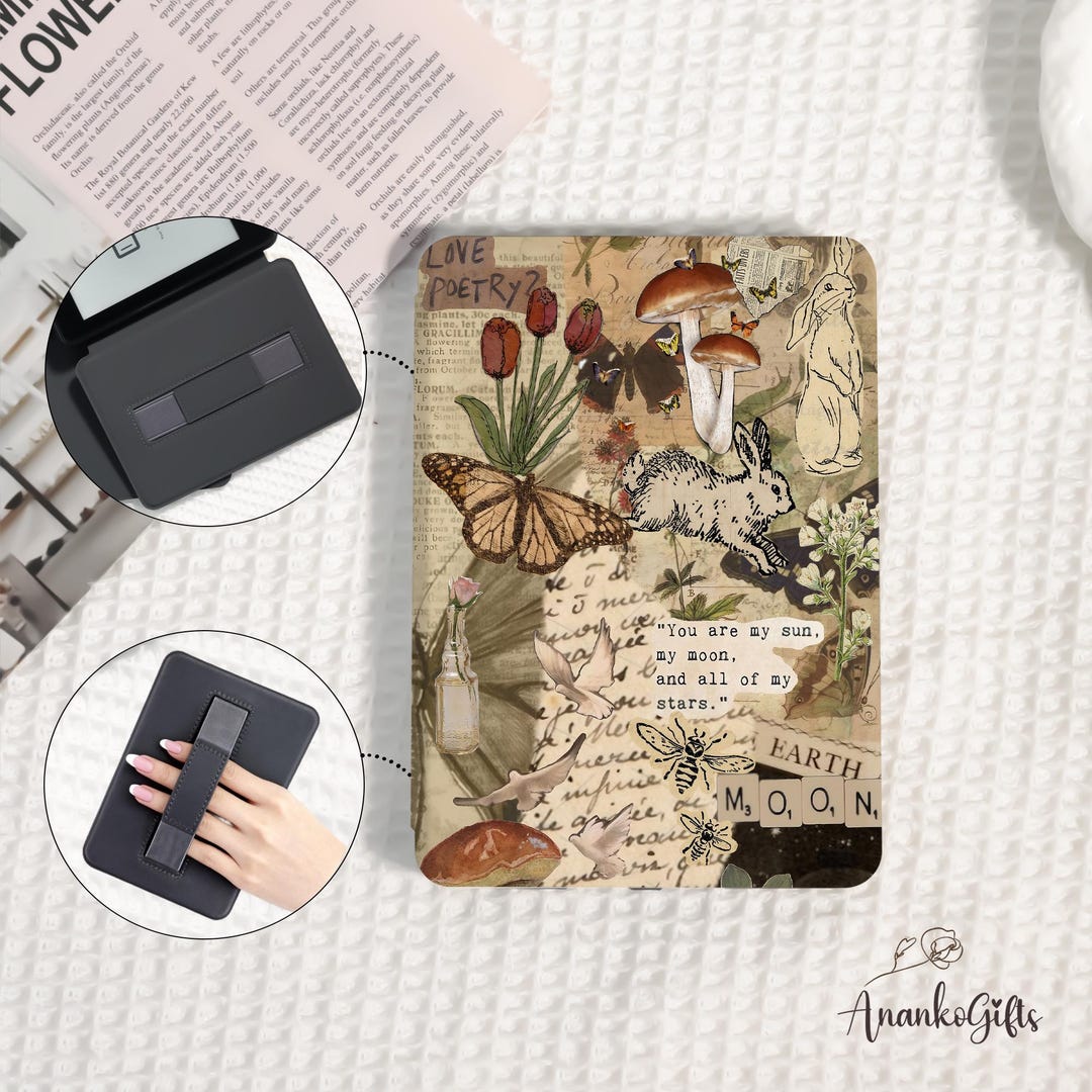 Vintage Collage Kindle Case Custom for Paperwhite 10/11/12th,kindle 10 ...