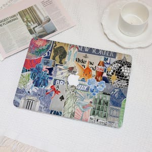 Vintage Collage New MacBook Case for MacBook Ret 15/13,Air 15/13,MacBook 12,MacBook Pro 16/15/14,Apple Laptop Sleeves Cover A2941 2141