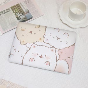 Cute Cat Painting Collage MacBook Case for MacBook Ret 15/13,Air 15/13,MacBook 12,MacBook Pro 16/15/14,Apple Laptop Sleeves Cover A2941 2141