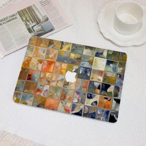 Colorful Block Collage MacBook Case for MacBook Ret 15/13,Air 15/13,MacBook 12,MacBook Pro 16/15/14,Apple Laptop Sleeves Cover A2941 2141