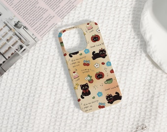 Cute kitties Personalized Name Phone Case Cover for iPhone 16/15/14/13/12Pro Max,iPhone 16/15/14 Plus,iPhone SE 2020,iPhone 12/13 Mini.