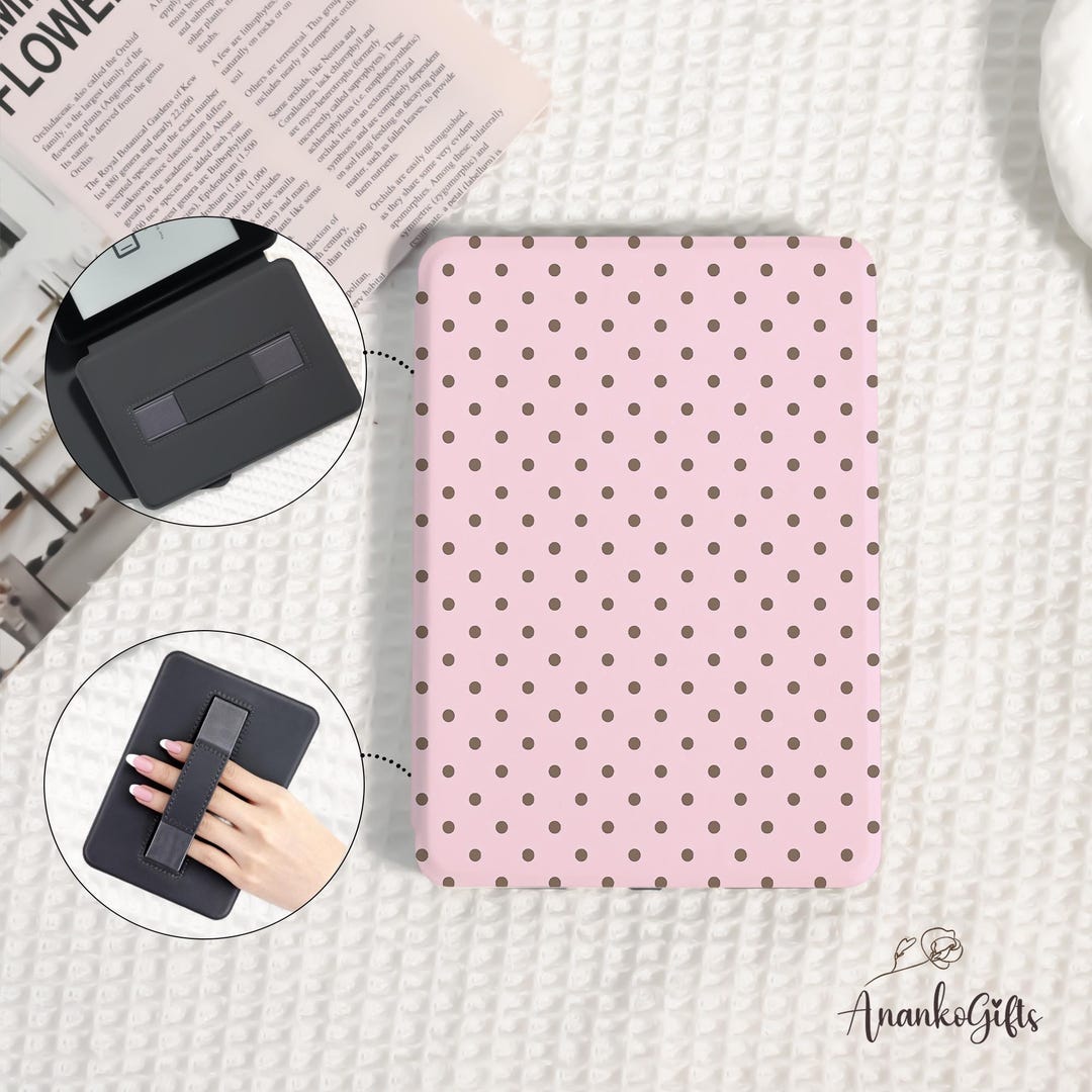 Pink Polka Dots Kindle Case Custom for Paperwhite 10/11/12th,kindle 10 ...