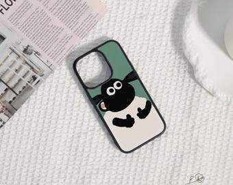 Shaun the Sheep Soft Personalized Name Phone Case for iPhone 16/15/14/13/12 Pro Max,iPhone 16/15/14 Plus,iPhone SE 2020,iPhone 12/13 Mini.