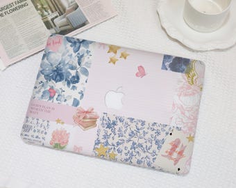 Pretty  Floral New Custom MacBook Case for MacBook Ret 15/13,Air 15/13,MacBook 12,MacBook Pro 16/15/14,Apple Laptop Sleeves Neo A18 Cover