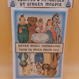 Sieben Magische Wechselpuppen zum basteln aus dem Jahr 1907