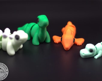 3D Printed Baby Dinos, Dinosaur Figurines, Nursery Decor, 3D Printed Toys, Unique Gifts for Kids, Dino Room Decor