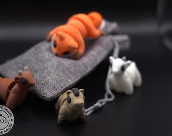 Educational Farm Animals, 3D Printed Toy Set, Farm Animal Figures, Kids Play Set, Farm Collection