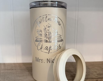 BEIGE 4 in 1 can cooler and cup with integrated bottle opener.