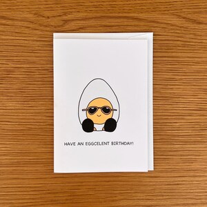 Carte d'anniversaire Eggcellent