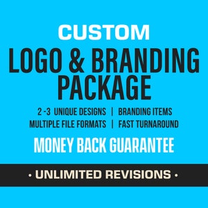 Business Branding Kit Logo Design Custom Logo Design - Etsy