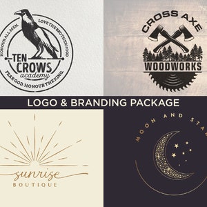 Custom Hand Drawn Logo, Logo Design, Custom Logo Design, Simple Logo Design, Unique Logo Design, Small Business Logo, Photography Logo