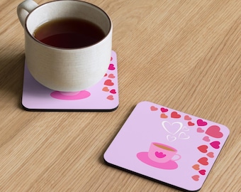 Valentinstag Untersetzer - Design by Porta-19
