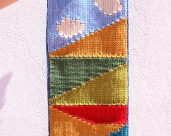 Wall Hanging Art, Landscape Wall Panel, Bright and Fresh Colors for a Colorful Home