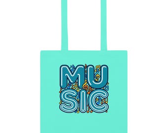 Festival Music Bag, Music Lover's Gift, Cotton Bag designed by Porta-19