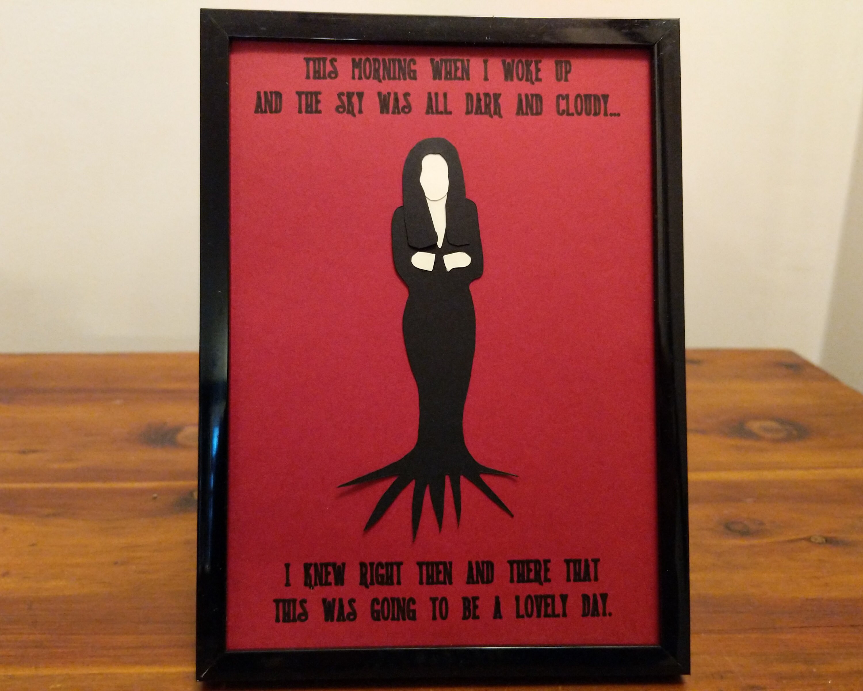 Addams Family Quotes Morticia Morticia Addams Quote The Addams Family The Addams Family | Etsy Singapore