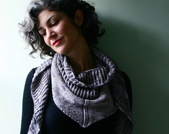 Union Street Shawlette Stickmönster PDF direkt nedladdning