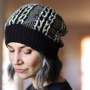 Pianta Worsted Hat Brioche KNITTING PATTERN PDF  instant download
