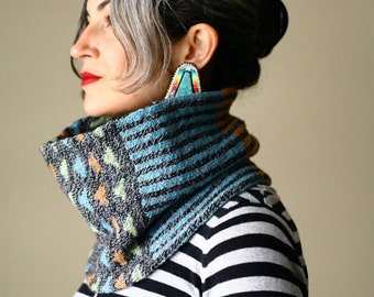 Elemental Cowl Knitting Pattern PDF instant download