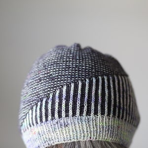 Garter Snake Hat Brioche KNITTING PATTERN PDF  instant download