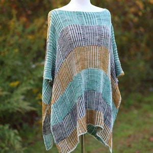 Farmers Poncho KNITTING PATTERN PDF instant download image 5