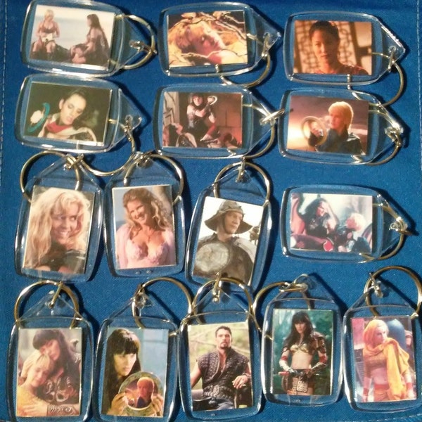 Xena Warrior Princess Key Chains with Quotes Custom Various Ones To Choose From (Ares, Xena, Gabrielle, Joxer, Ephiny, Callisto, Aphrodite)