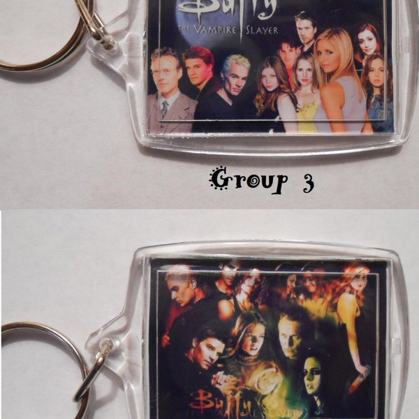Buffy the Vampire Slayer Key chains Keychain Angel Sarah Michelle Gellar Scooby Gang