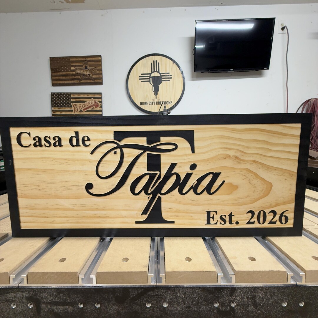 Custom Family Name Sign | Personalized Home Decor | Housewarming Gift ...